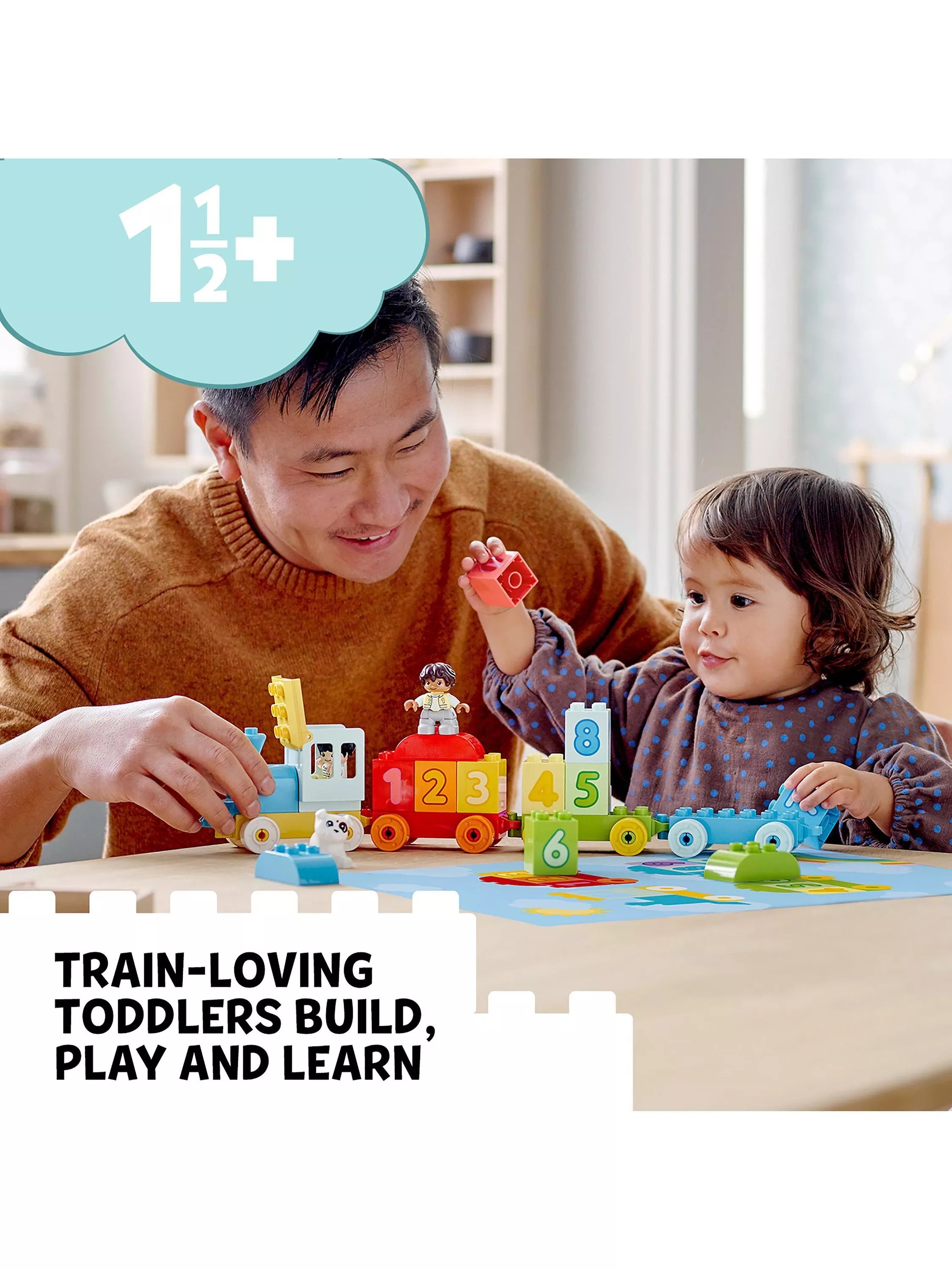 LEGO DUPLO Number Train Learn To Count, UK version