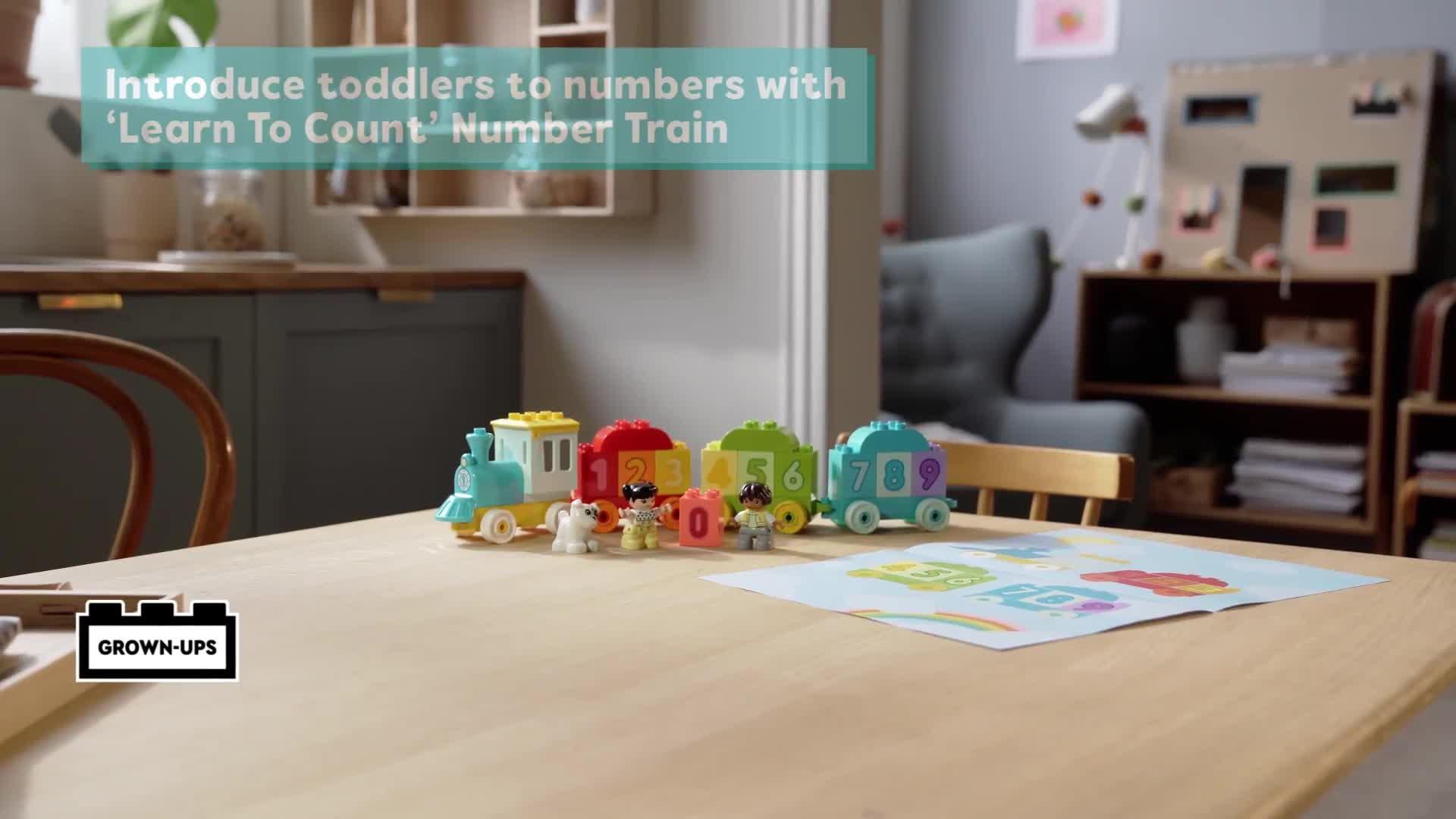LEGO DUPLO Number Train Learn To Count, UK version