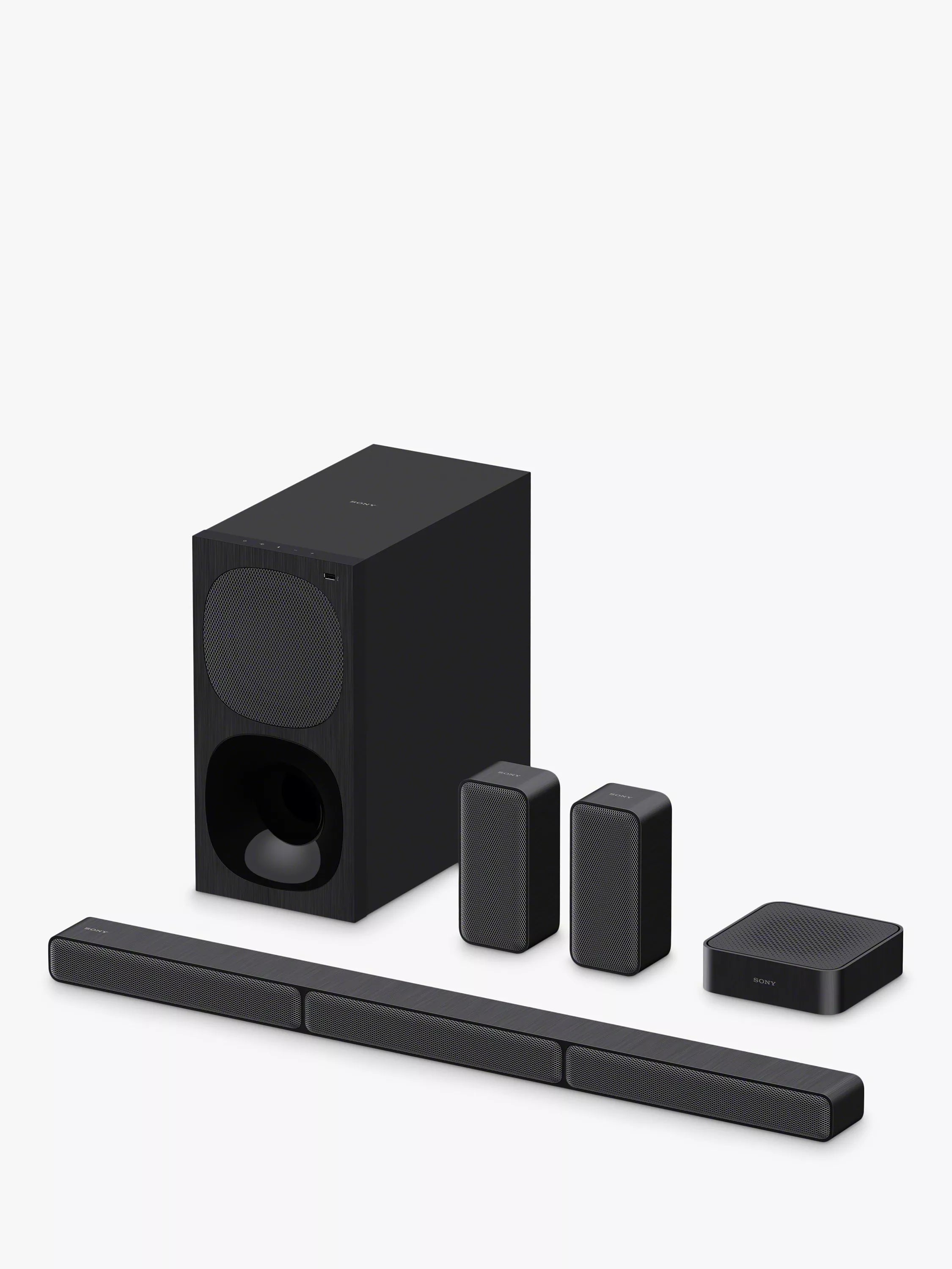 Sony HT-S40R soundbar system with wireless rear speakers and subwoofer (British brand)