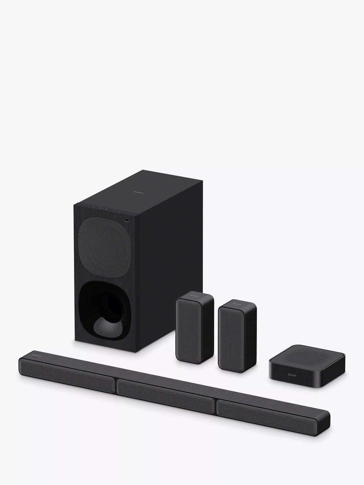Sony HT-S40R soundbar system with wireless rear speakers and subwoofer (British brand)