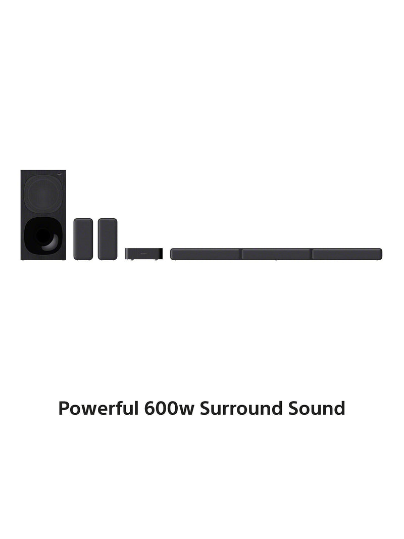 Sony HT-S40R soundbar system with wireless rear speakers and subwoofer (British brand)