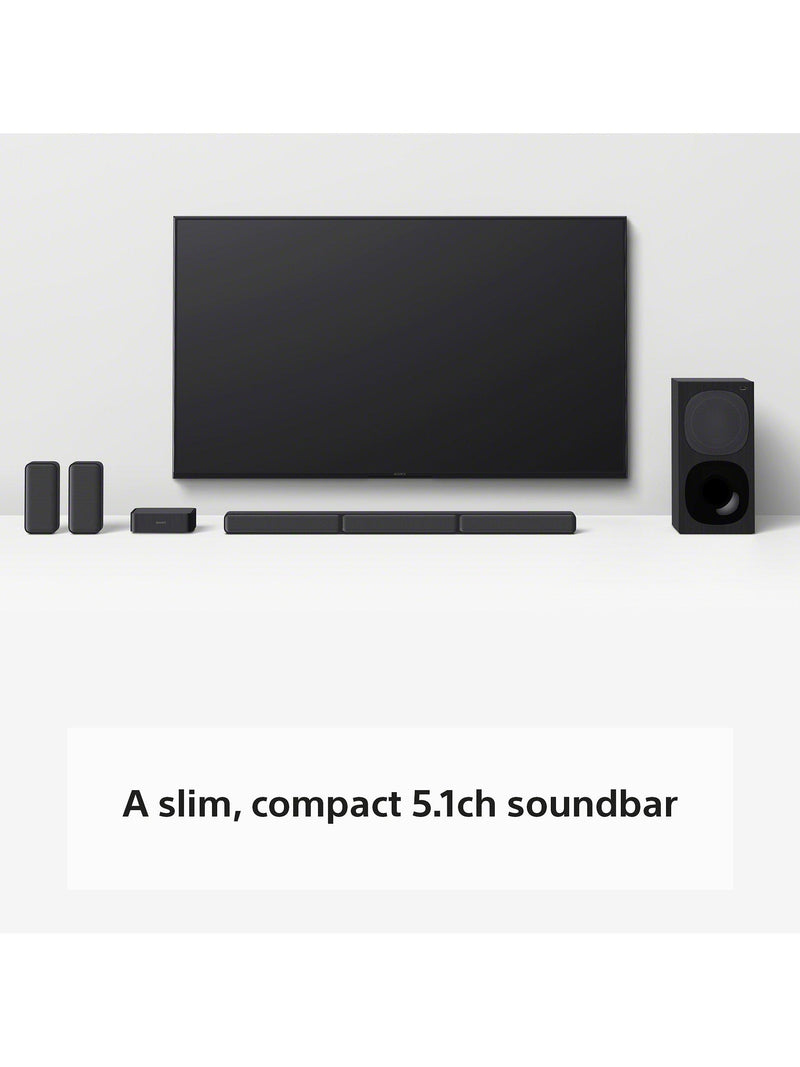 Sony HT-S40R soundbar system with wireless rear speakers and subwoofer (British brand)