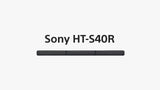 Sony HT-S40R soundbar system with wireless rear speakers and subwoofer (British brand)