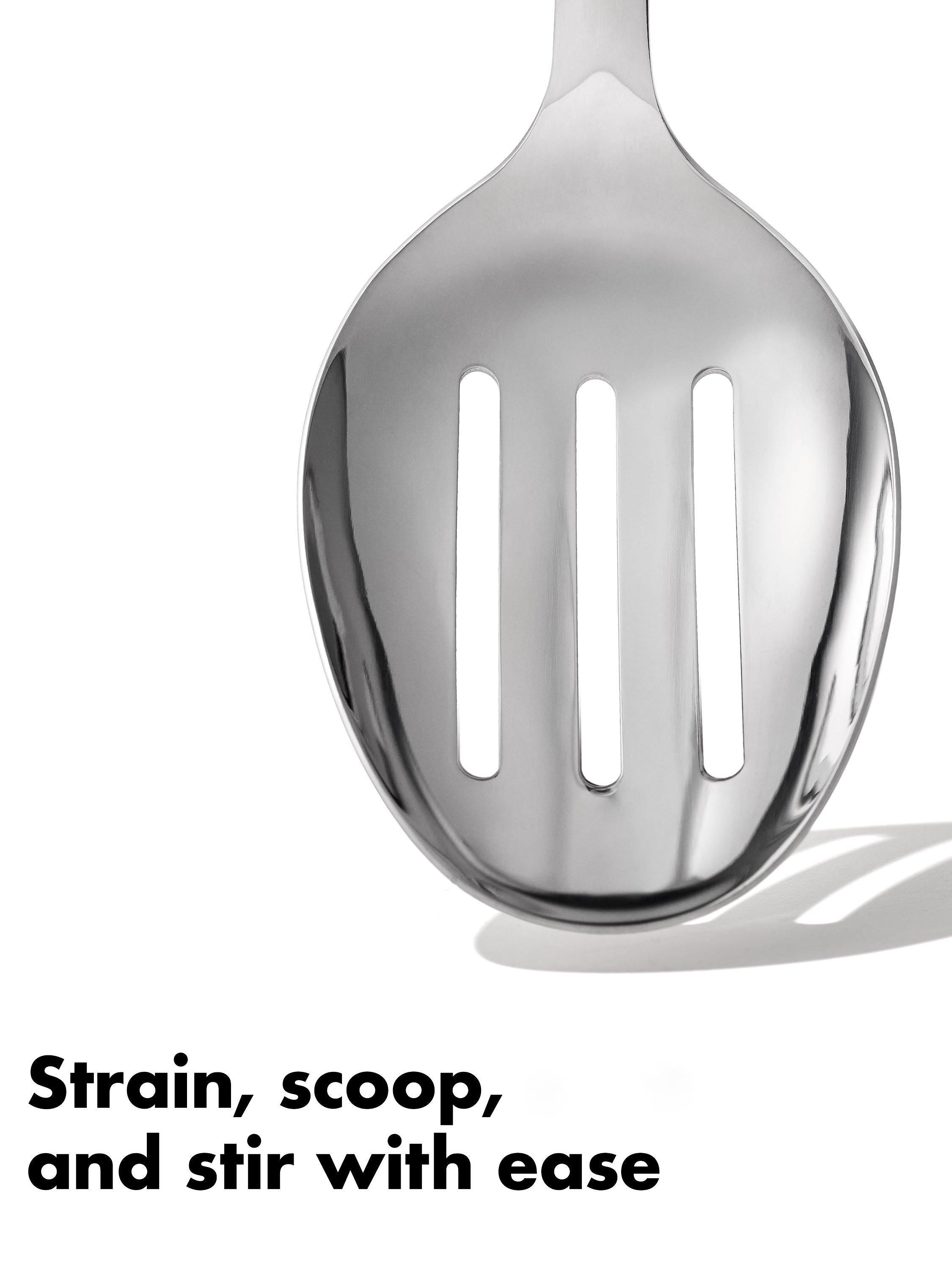 OXO Stainless Steel Slotted Spoon, imported from the UK