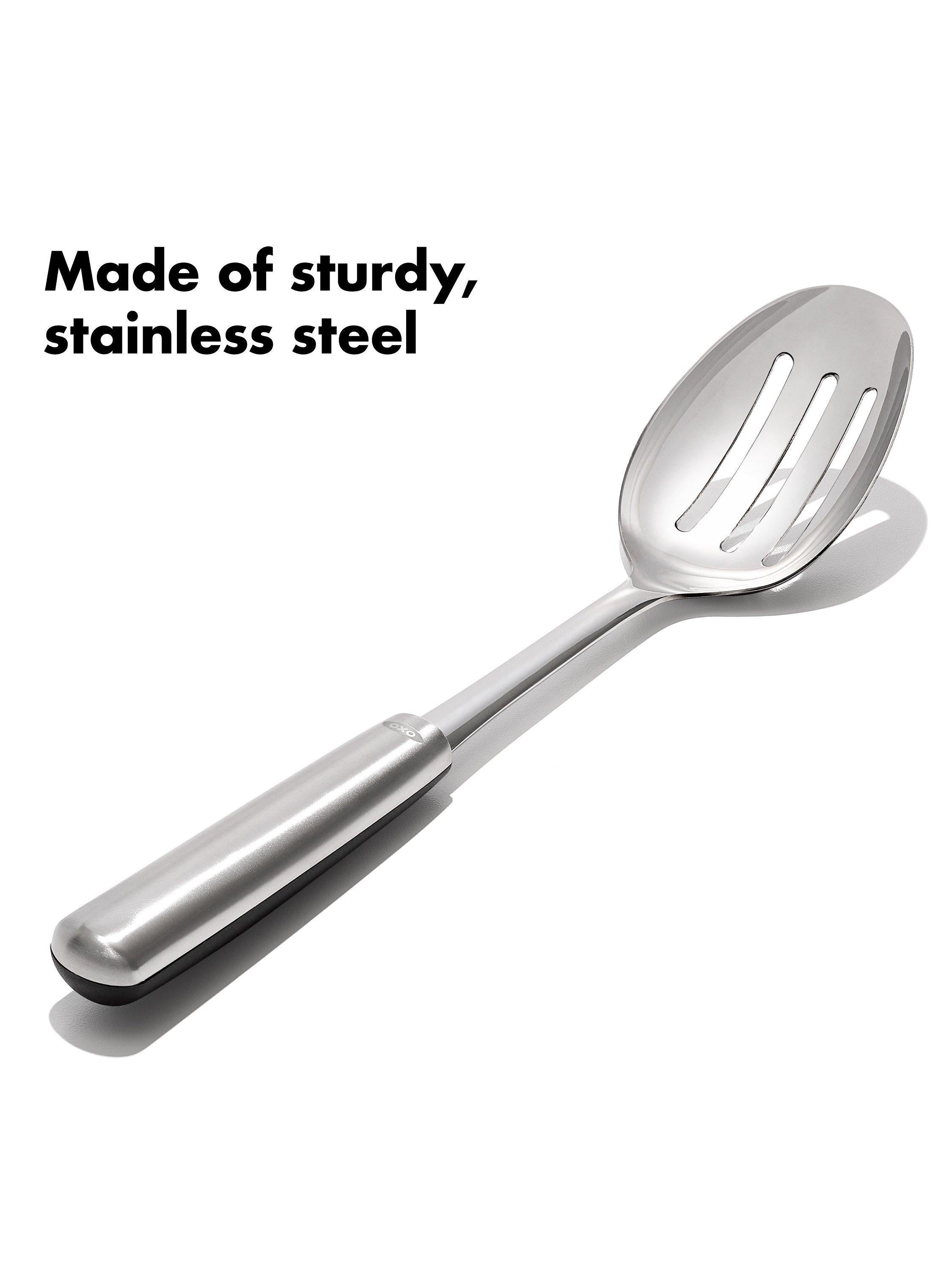 OXO Stainless Steel Slotted Spoon, imported from the UK