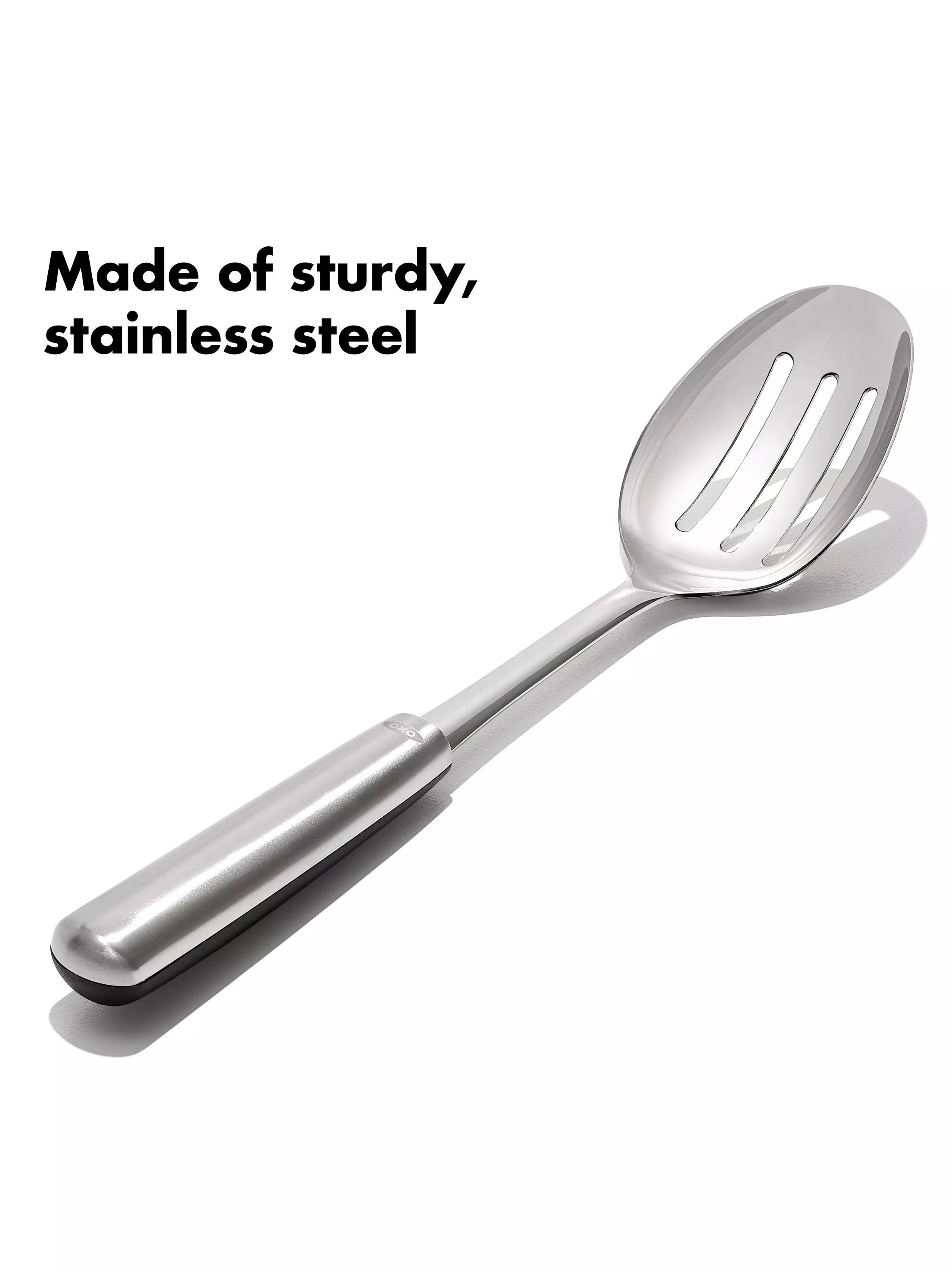OXO Stainless Steel Slotted Spoon, imported from the UK