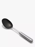 OXO stainless steel solid spoon with silicone head, imported from the UK