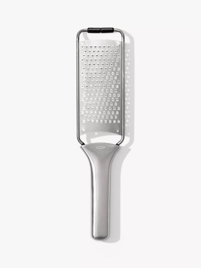 John Lewis OXO Etched Stainless Steel Non-Slip Fine Grater and Zester- Buy online at McGrocer