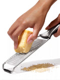OXO etched stainless steel fine grater non-slip handle, UK version