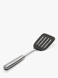 OXO stainless steel slotted turner with flexible silicone head, imported from the UK