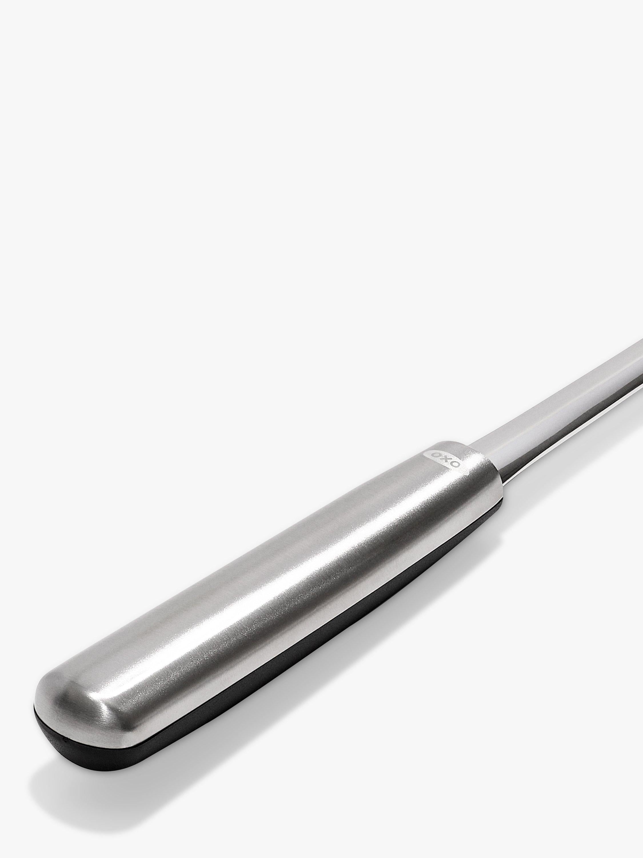 OXO stainless steel slotted cooking turner, imported from the UK