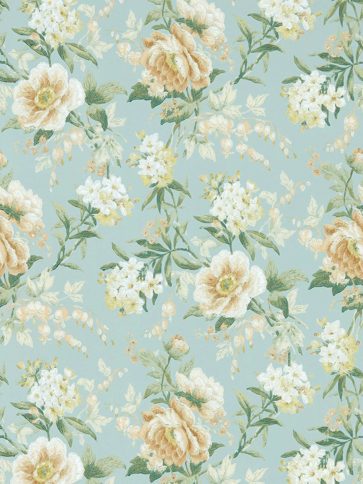 Sanderson Olivia floral wallpaper (British brand)