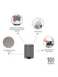 Brabantia newIcon Pedal Bin 5L, imported from the UK