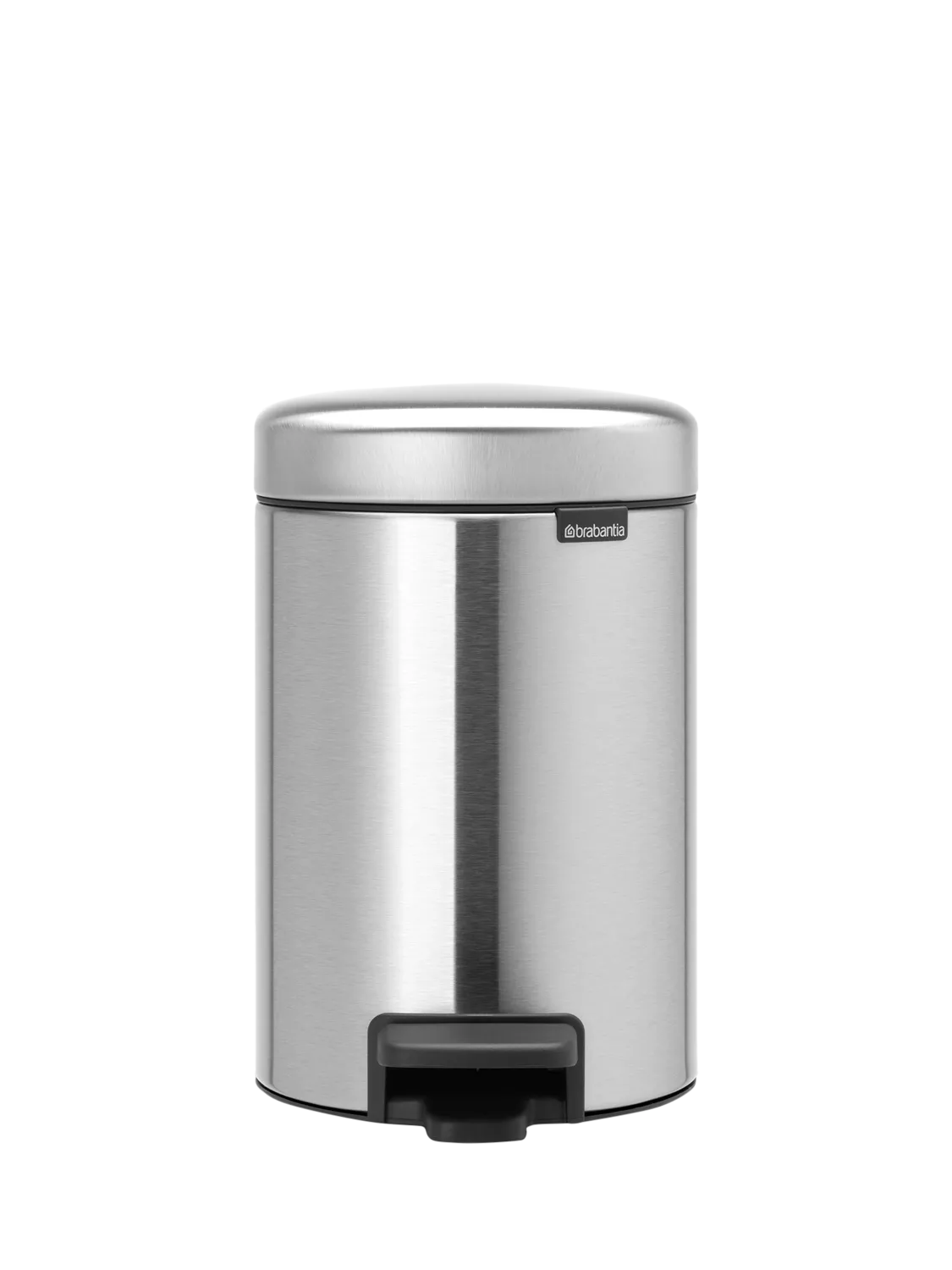 Brabantia newIcon pedal bin fingerprint proof Matt Steel 3L (British brand)