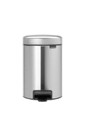 Brabantia newIcon Fingerprint Proof Pedal Bin, 3L, Matt Steel