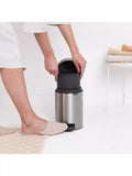 Brabantia newIcon pedal bin fingerprint proof Matt Steel 3L (British brand)