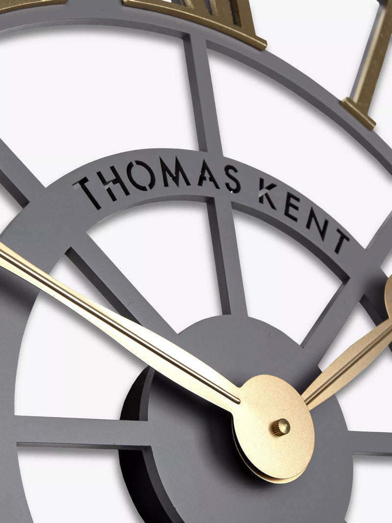 Thomas Kent Evening Star skeleton wall clock 61cm, UK version
