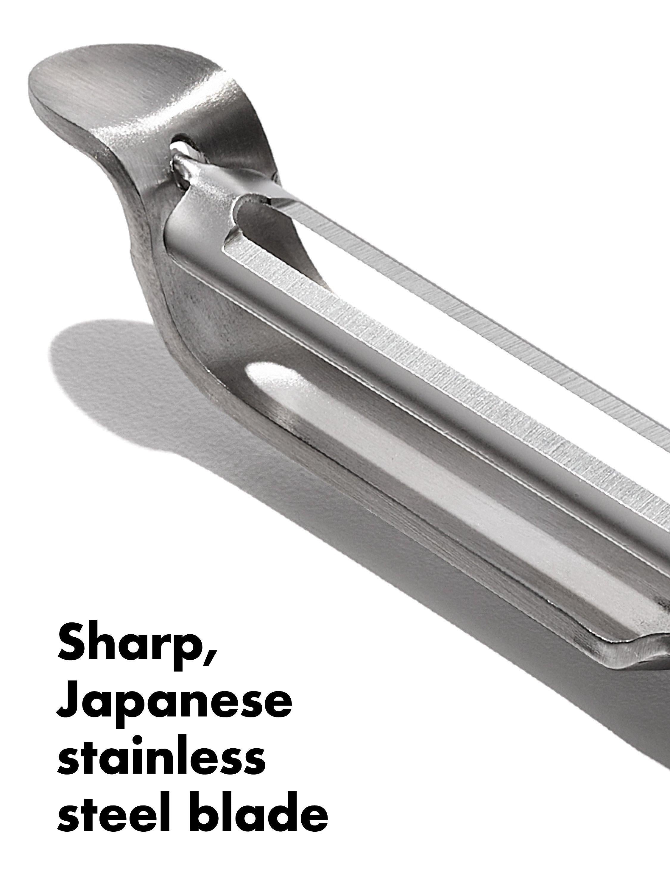 OXO Stainless Steel Swivel Peeler, imported from the UK