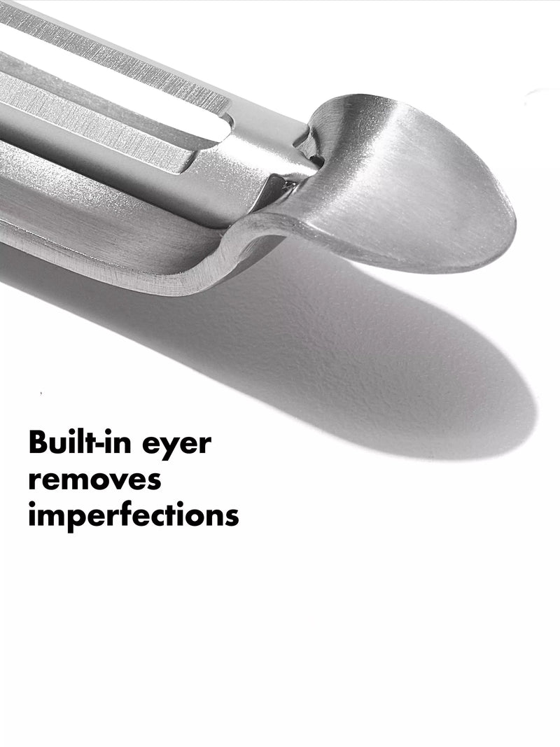 OXO Stainless Steel Swivel Peeler, imported from the UK