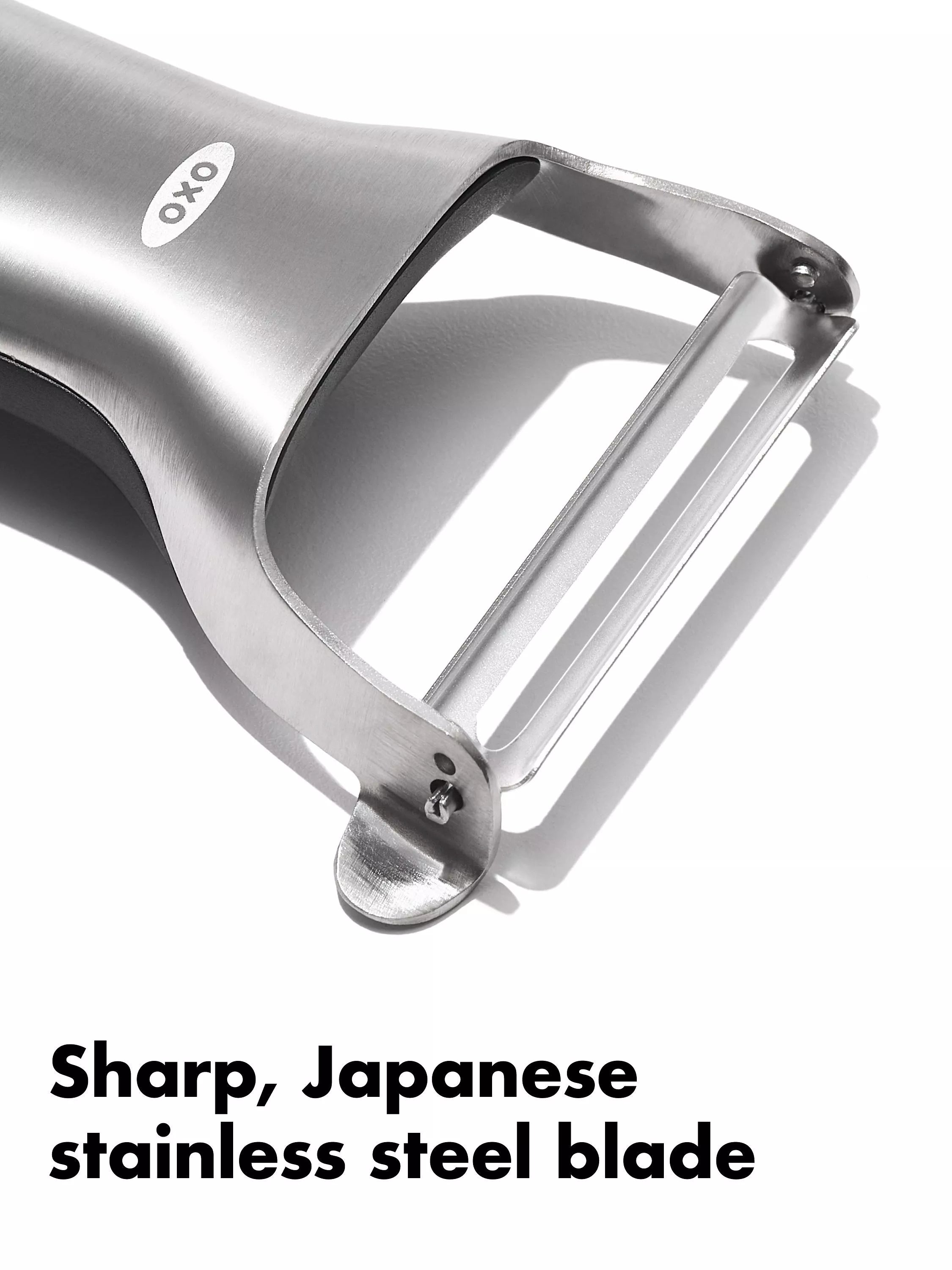 OXO stainless steel Y-shaped peeler, imported from the UK