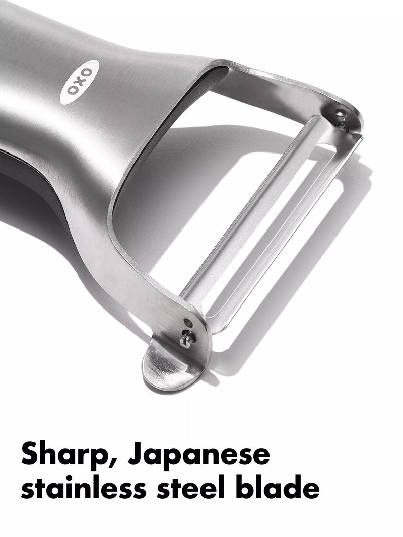 OXO stainless steel Y-shaped peeler, imported from the UK
