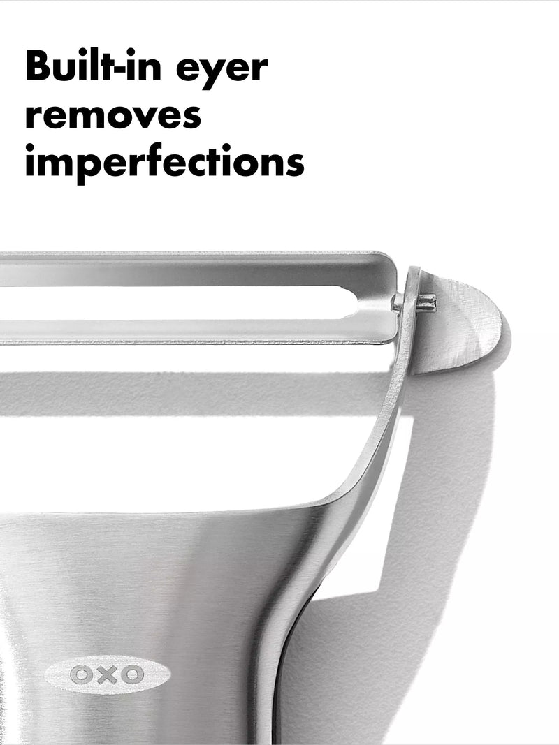 OXO stainless steel Y-shaped peeler, imported from the UK