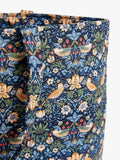 John Lewis William Morris Strawberry Thief drawstring craft bag navy, UK version