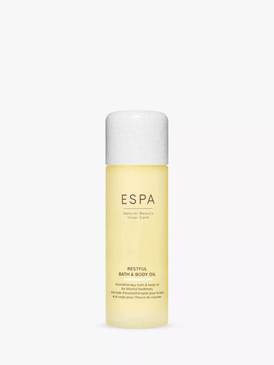 John Lewis ESPA Restful Bath & Body Oil 100ml- Buy online at McGrocer