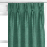 John Lewis cotton blend curtain fabric in Mallard (British brand)