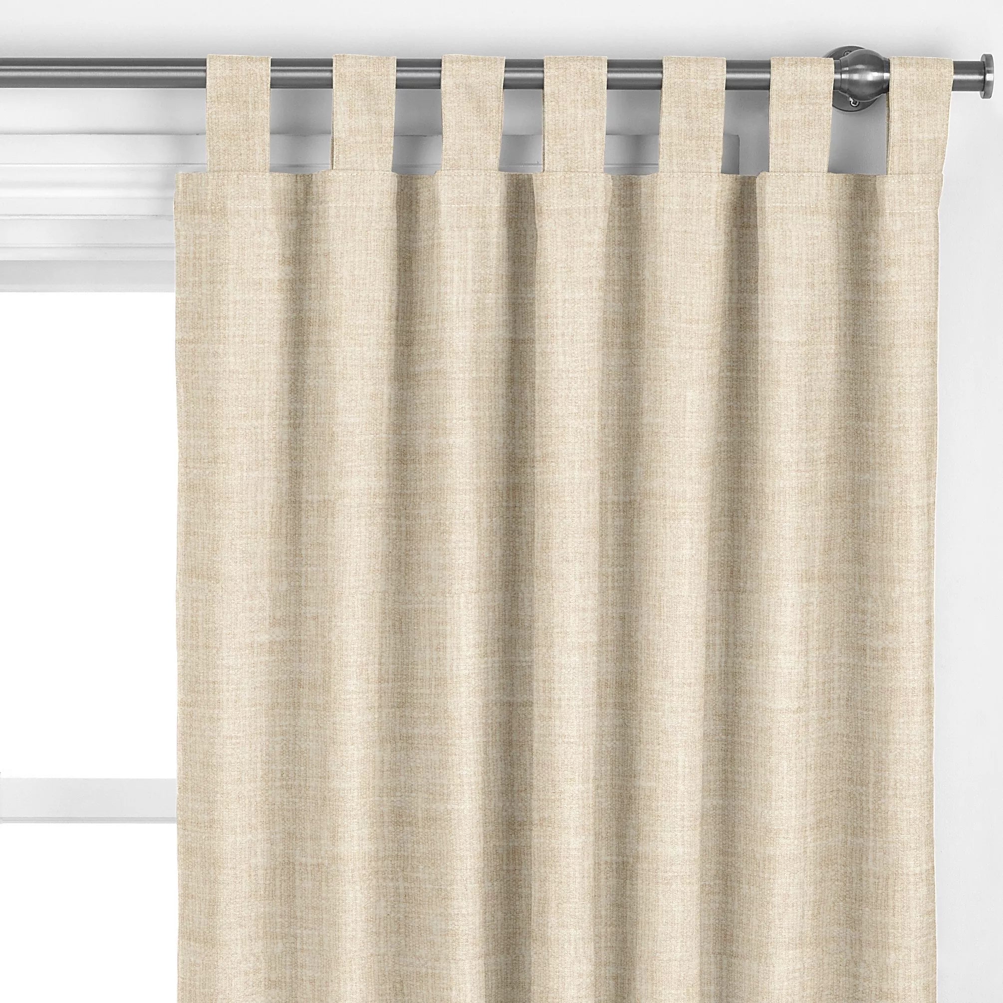 John Lewis cotton blend curtain fabric in Mallard (British brand)