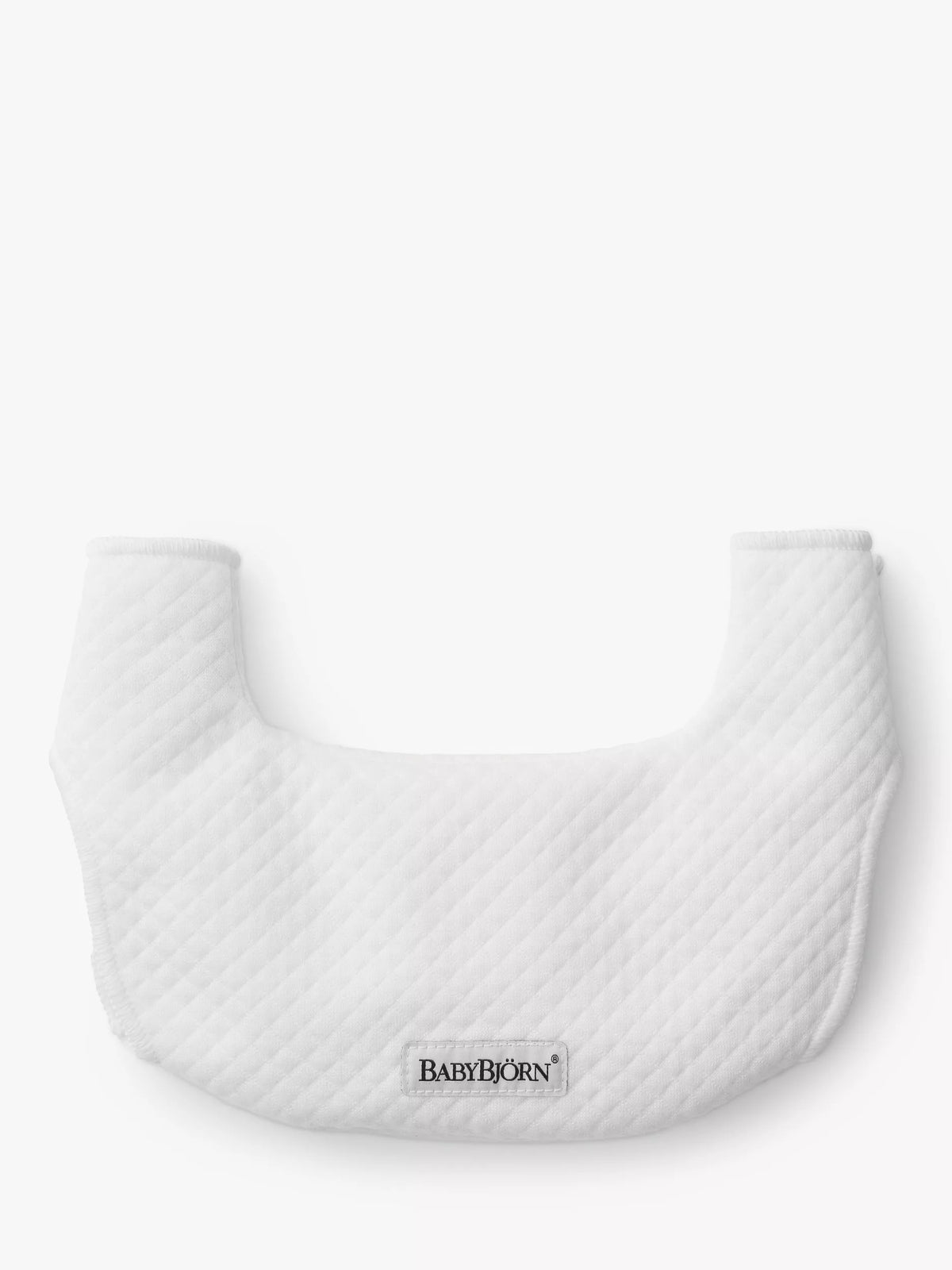 BabyBjörn Harmony Baby Carrier Teething Bib in White - British product