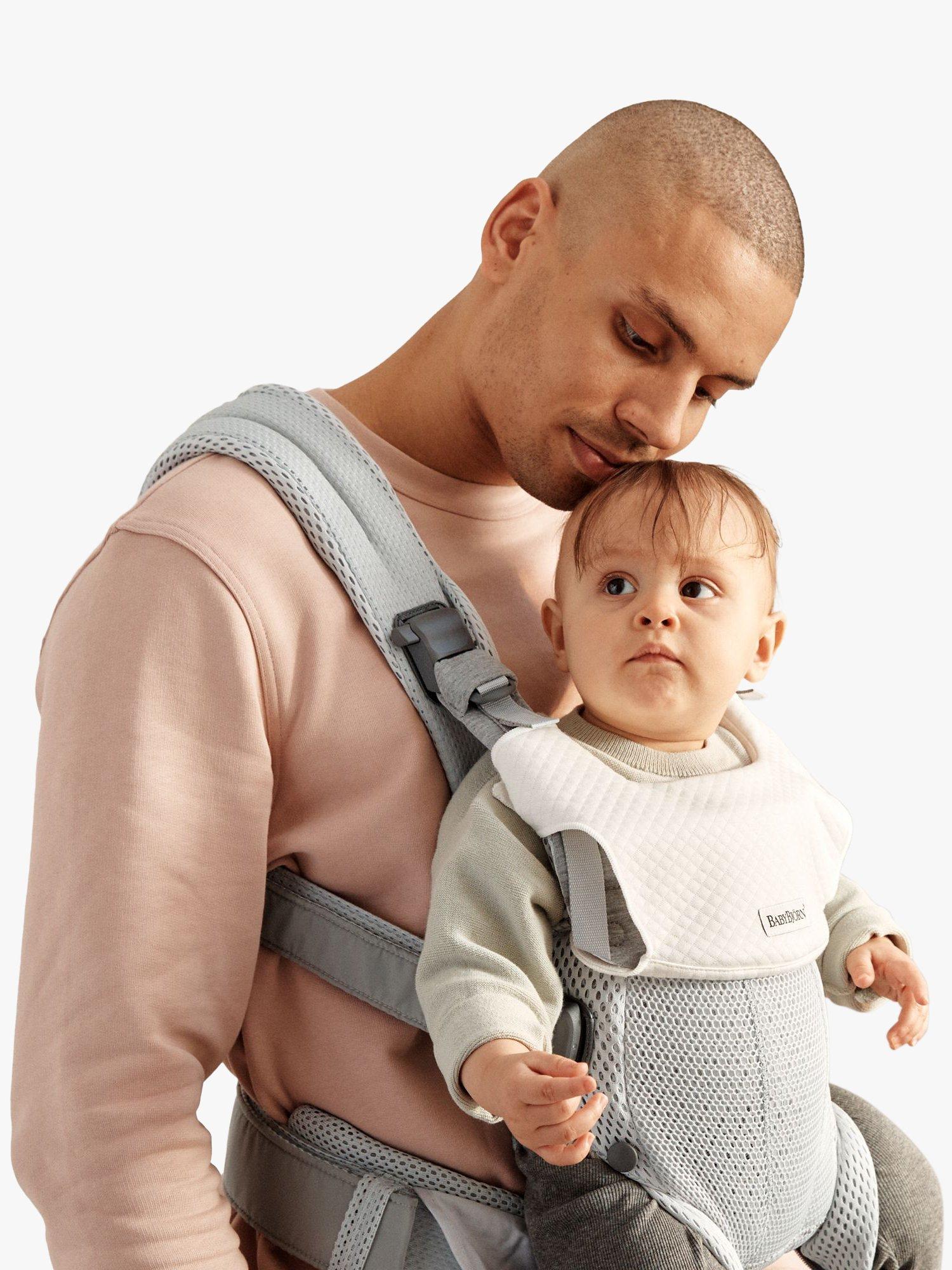 BabyBjörn Harmony Baby Carrier Teething Bib in White - British product