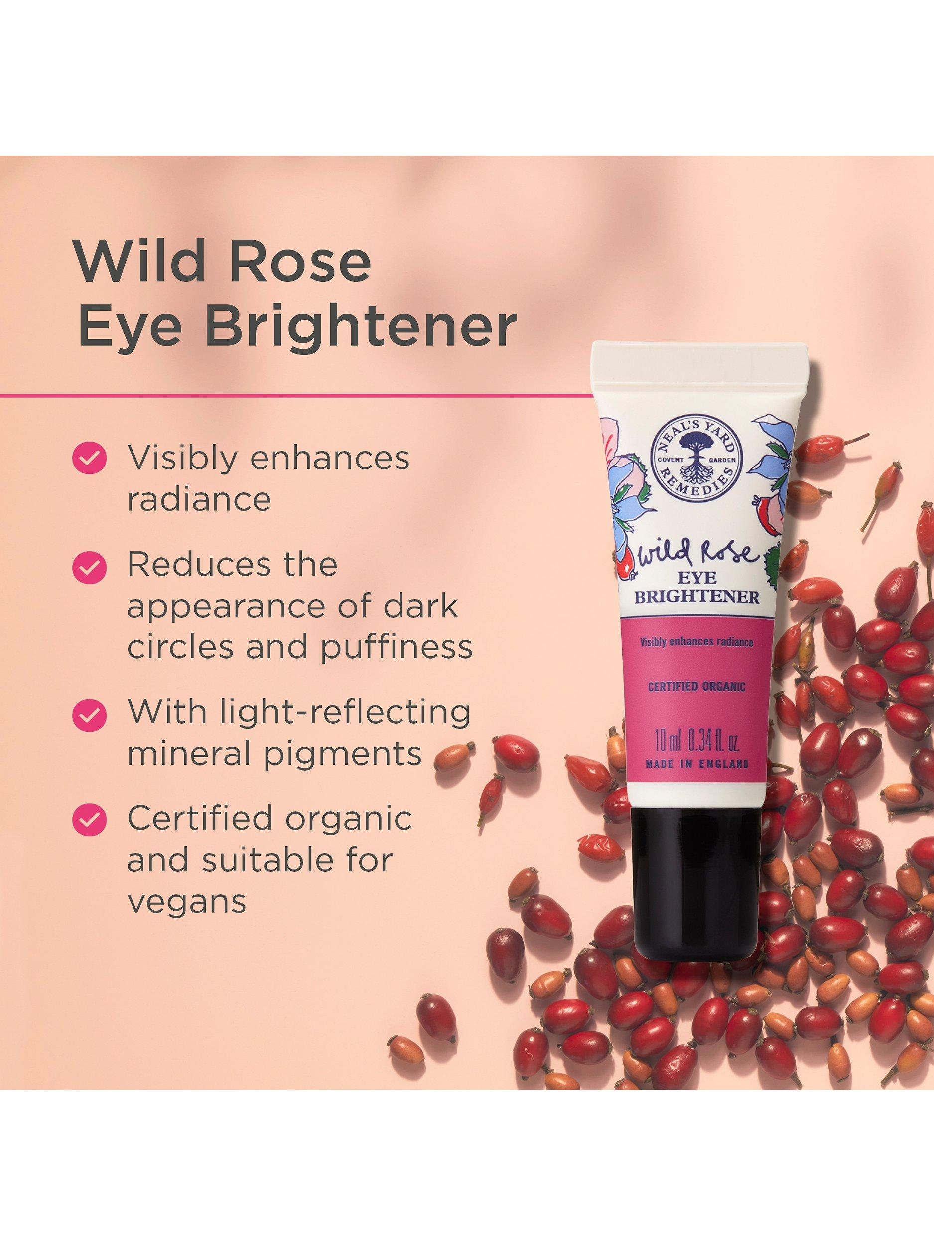 Neal's Yard Remedies Wild Rose eye brightener 10ml, imported from the UK