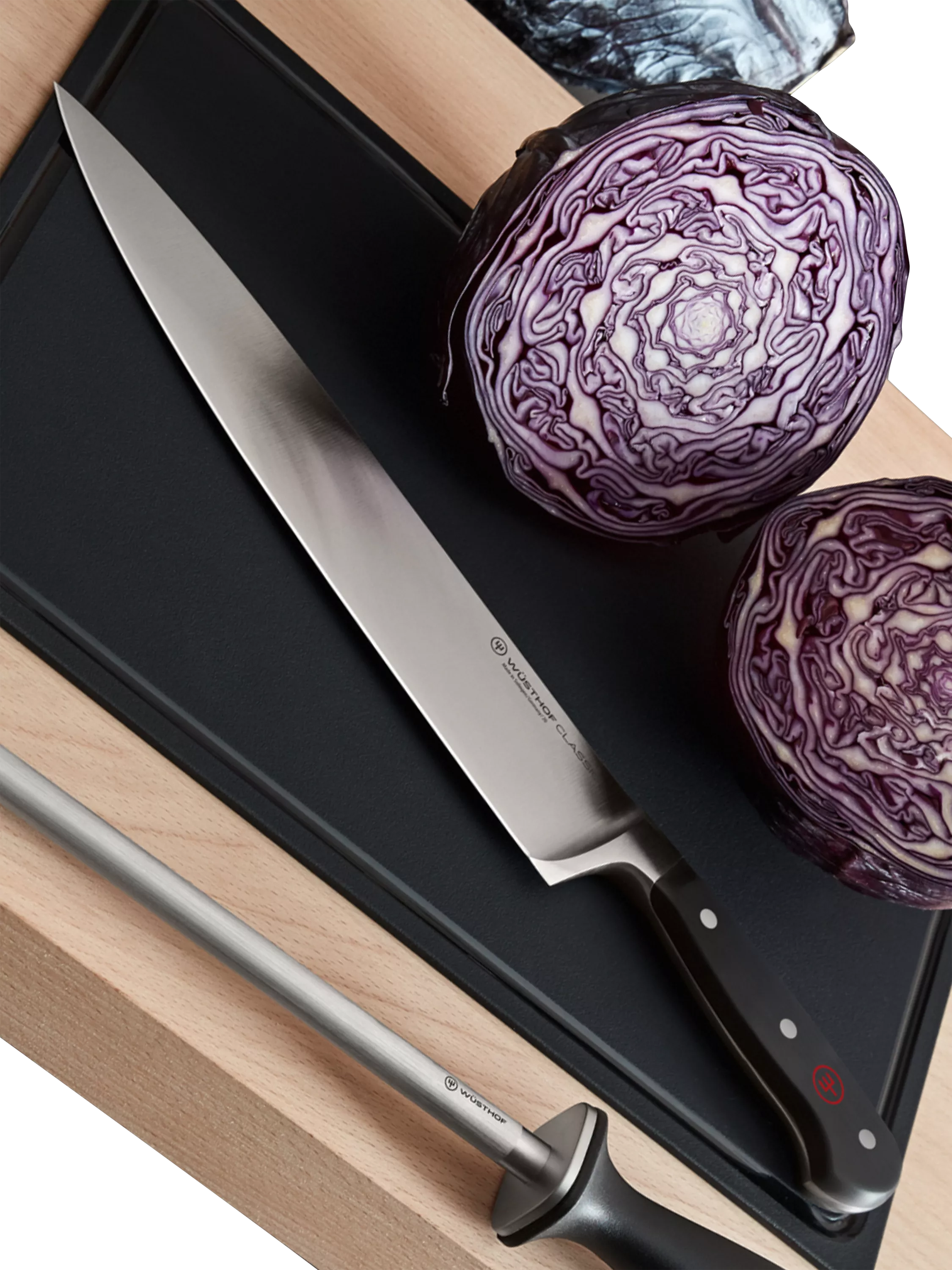 WÜSTHOF Classic 20cm 16cm 9cm knife set (British brand)