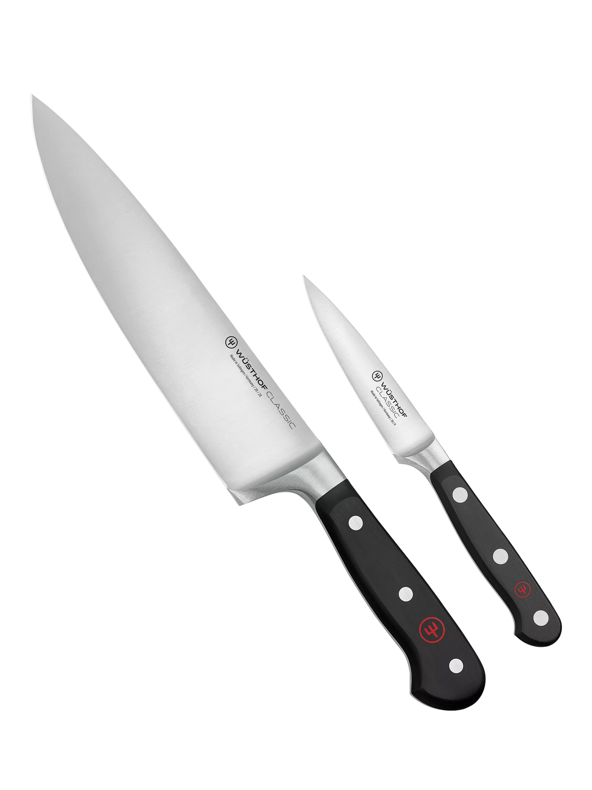 WÜSTHOF Classic chef's knife and paring knife starter set (British brand)