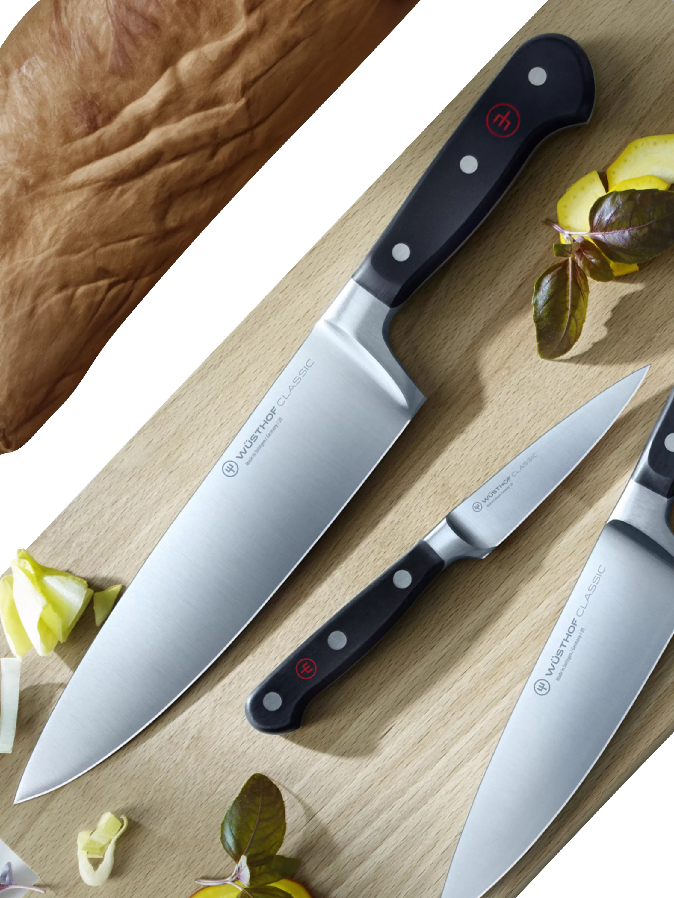 WÜSTHOF Classic chef's knife and paring knife starter set (British brand)