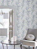 Laura Ashley wallpaper Midnight Pussy Willow 10m - British product