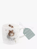 Wrendale Designs bone china mug country mice 310ml - British product