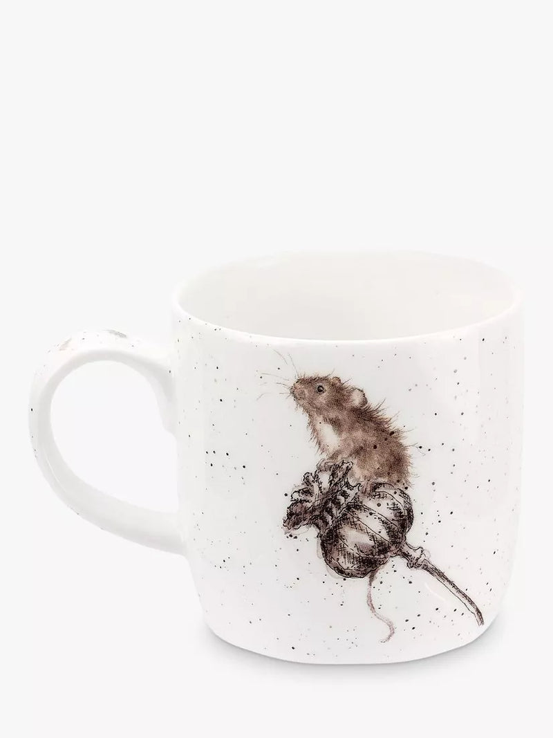 Wrendale Designs bone china mug country mice 310ml - British product