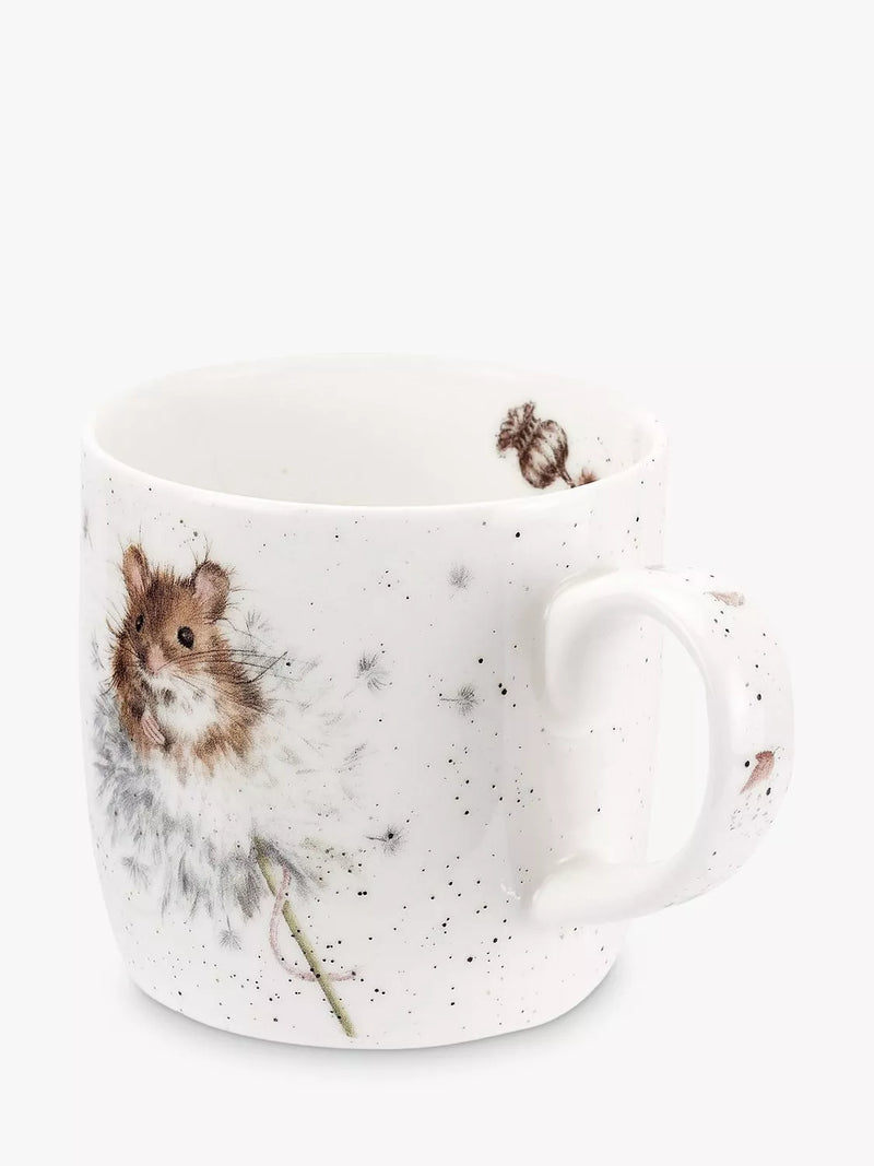 Wrendale Designs bone china mug country mice 310ml - British product