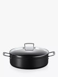 Le Creuset toughened non-stick sauteuse pan with glass lid 28cm, UK version