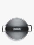 Le Creuset toughened non-stick sauteuse pan with glass lid 28cm, UK version