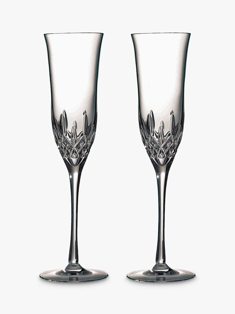 Waterford Crystal Lismore Essence champagne flutes set of 2 230ml (British brand)