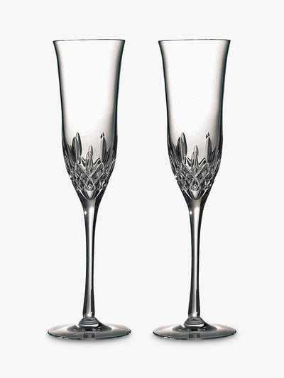 Set de 2 Flûtes à Champagne en Verre Taillé Lismore Essence Waterford Crystal John Lewis 230ml Transparent – Acheter en ligne sur McGrocer