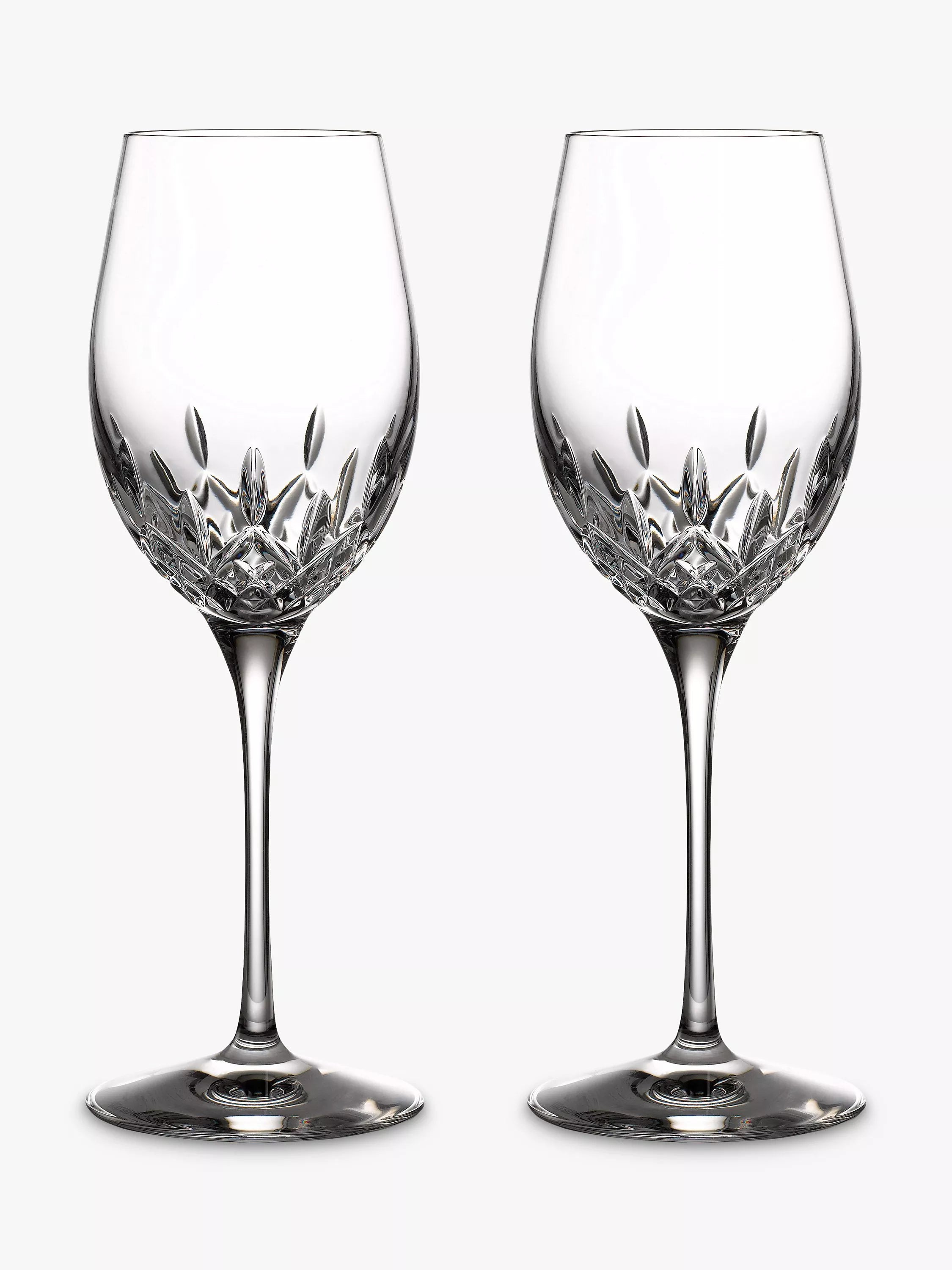 Waterford Lismore Essence white wine glasses 350ml set of 2 - British product