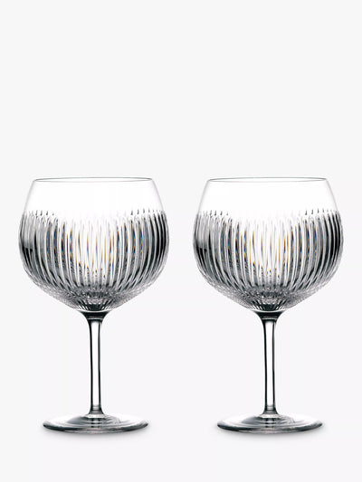 John Lewis Aras kuttet glass
ballong
gin glass, sett av 2, 550 ml, klar - Kjøp online på McGrocer