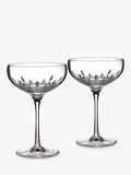 Waterford Lismore Essence champagne saucers 280ml set of 2, UK version