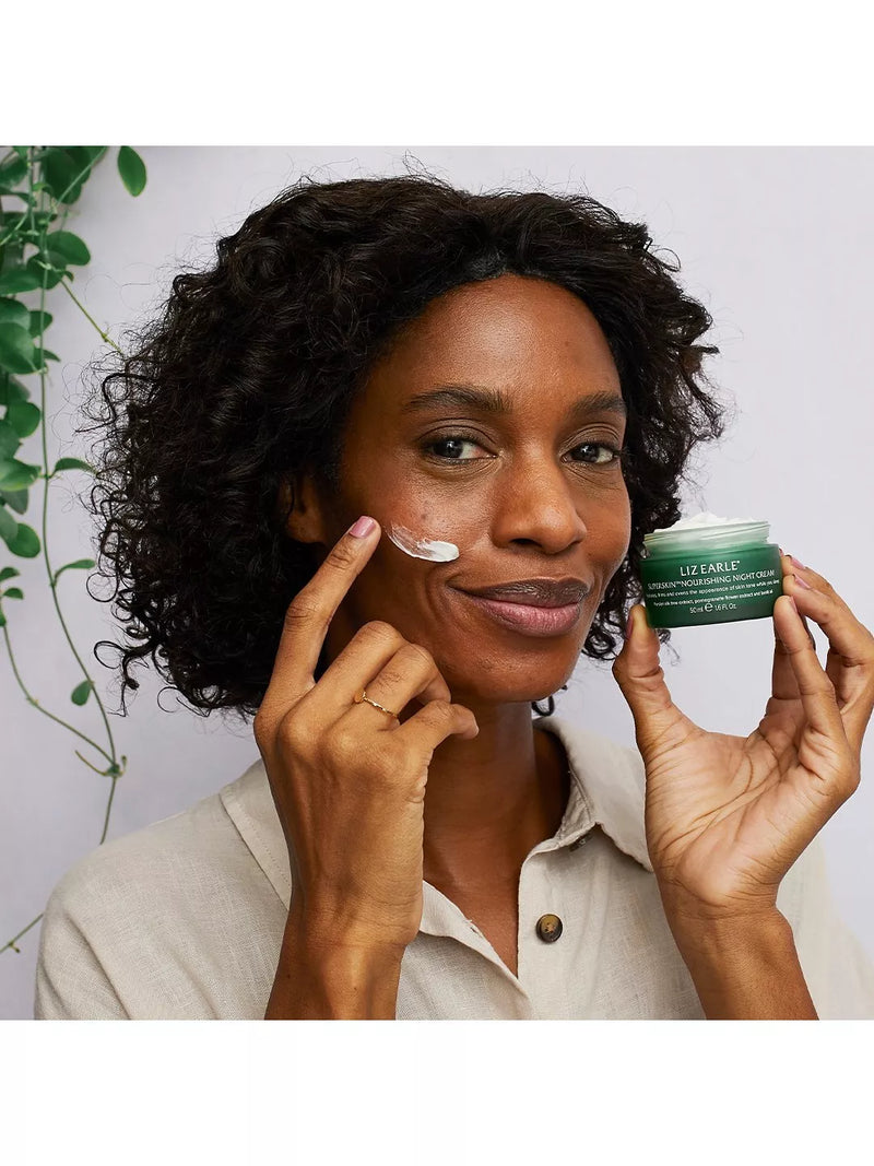 Nourishing night cream in a 50ml glass jar, UK version