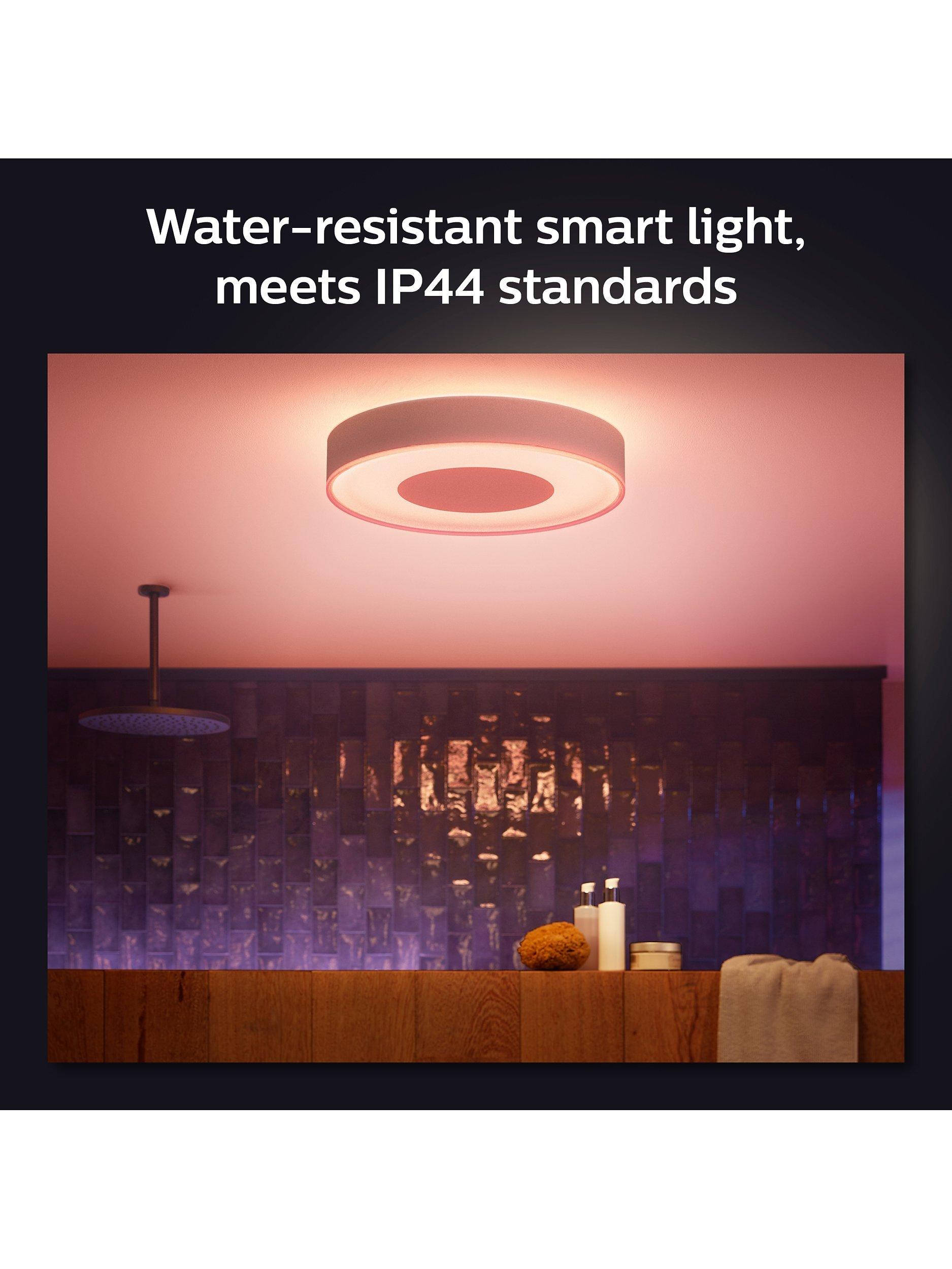 Philips Hue Xamento large white flush ceiling light (British brand)