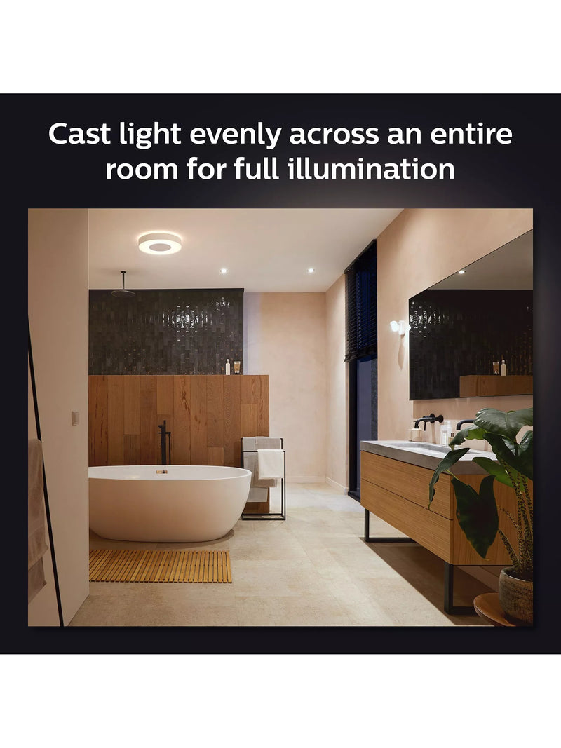 Philips Hue Xamento large white flush ceiling light (British brand)